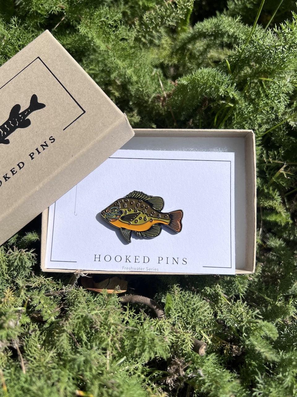 Pumpkinseed  - Fish Pin with Gift Box
