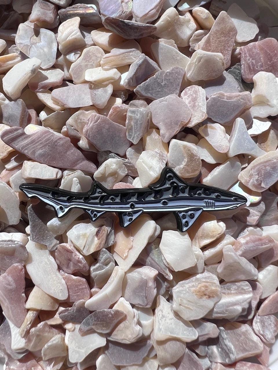 Leopard Shark - Enamel Pin with Gift Box