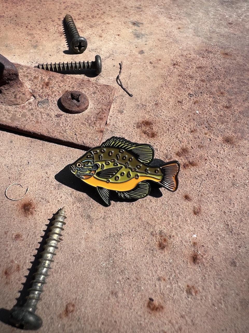 Pumpkinseed  - Fish Pin with Gift Box