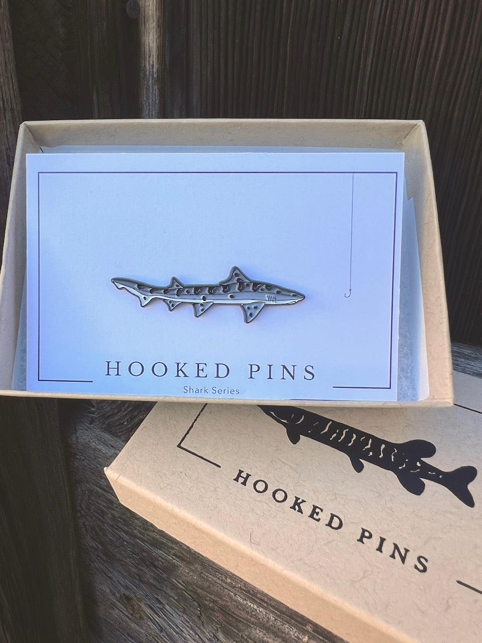 Leopard Shark - Enamel Pin with Gift Box