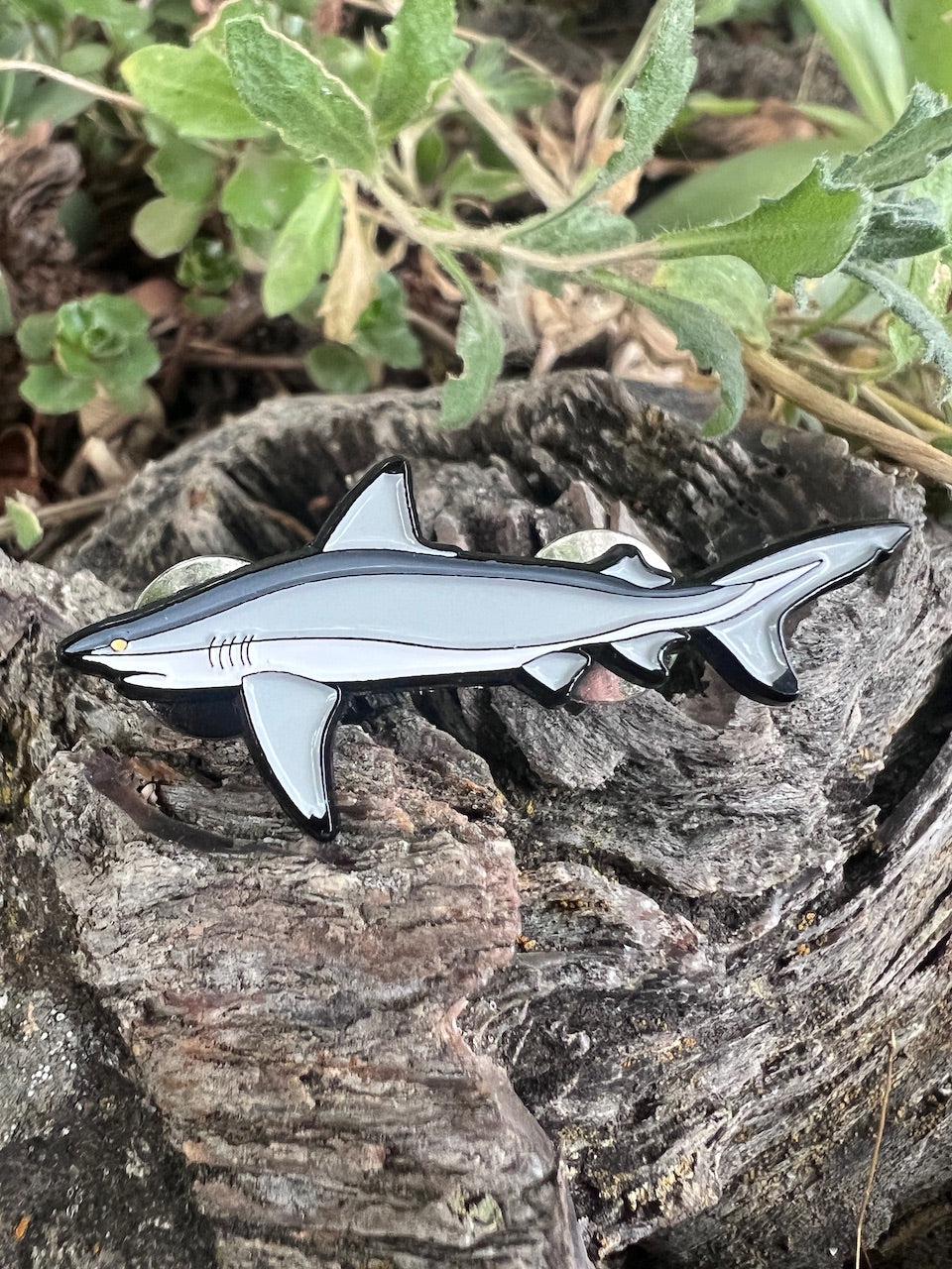 Blacktip Shark - Enamel Pin with Gift Box